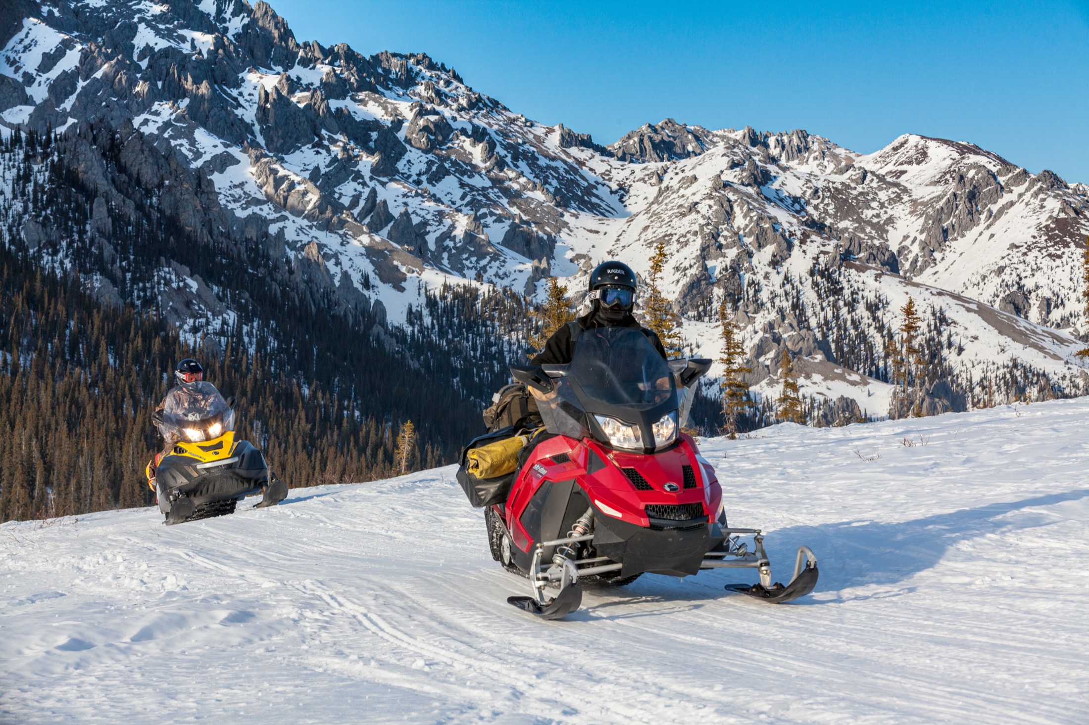 Snowmachine and winter stays